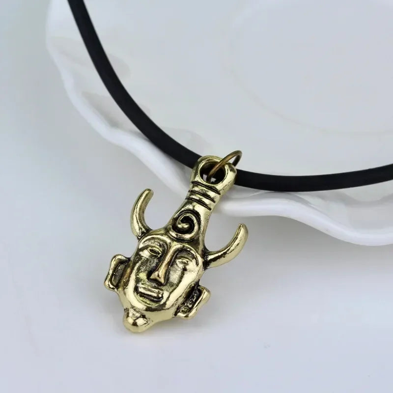 Pendentif Collier Unisexe Cordon Cuir Cuivré Surnaturel Film Hot Dean Winchester Jensen Ackles Bijoux Amulette Vintage