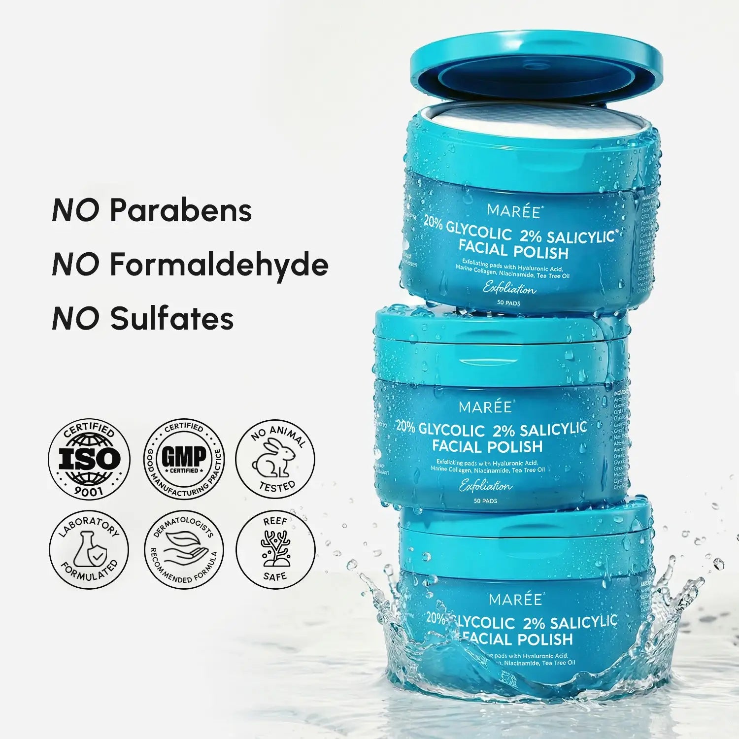 Disques Peeling Acide Glycolique & Salicylique