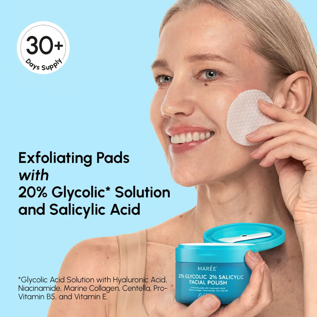 Disques Peeling Acide Glycolique & Salicylique