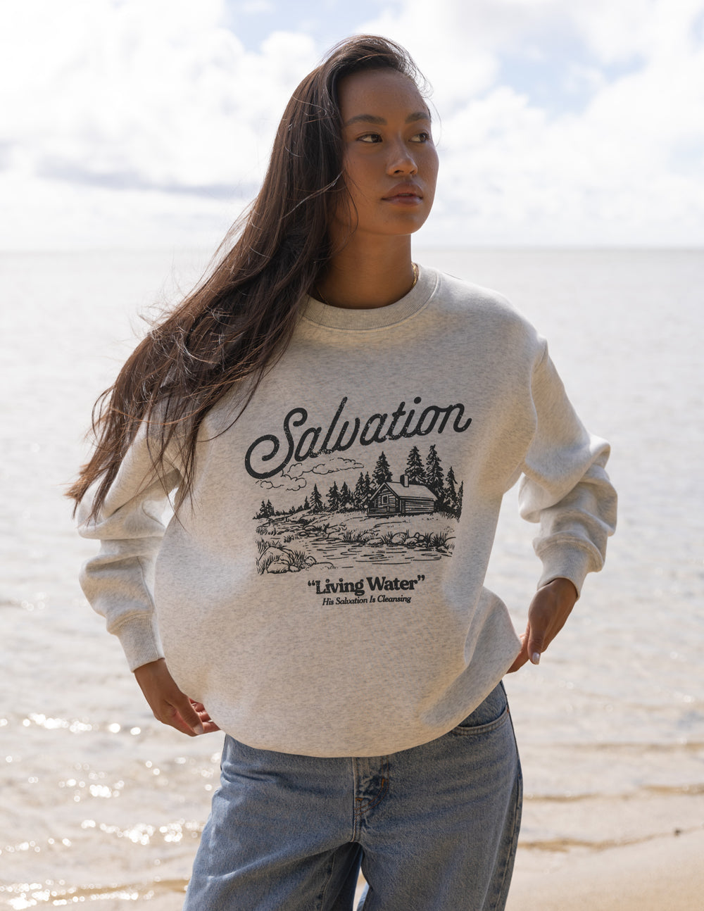 Col ras-du-cou unisexe Salvation