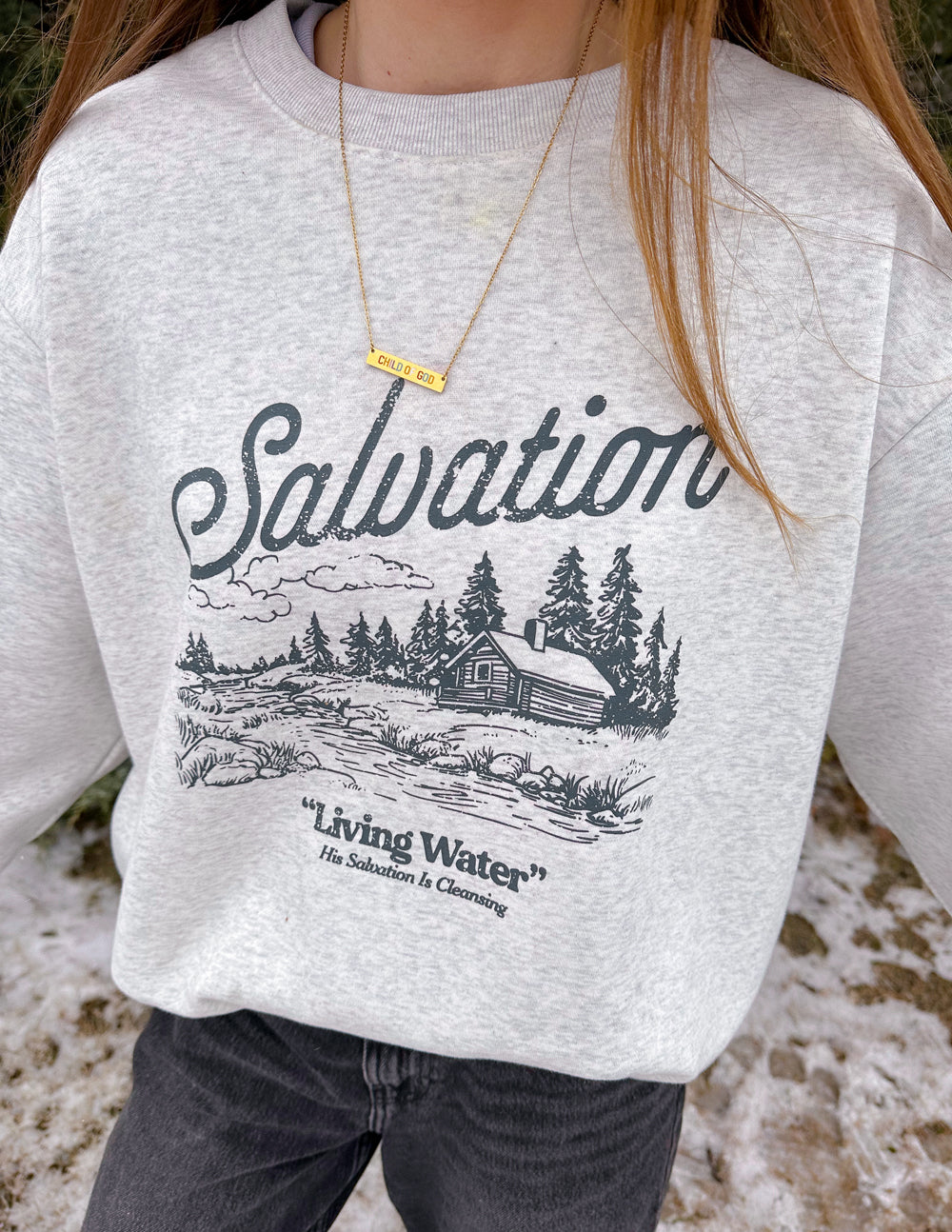 Col ras-du-cou unisexe Salvation