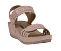 Sandales compensées Samar Blush