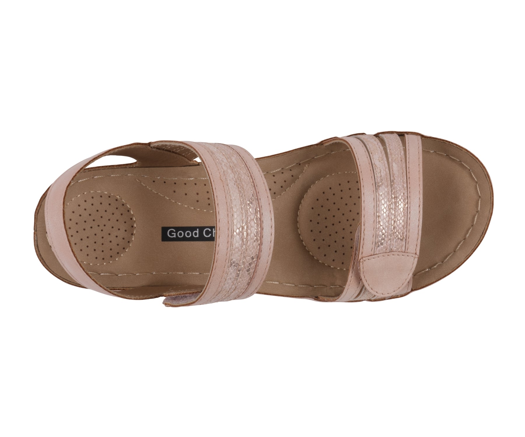 Sandales compensées Samar Blush