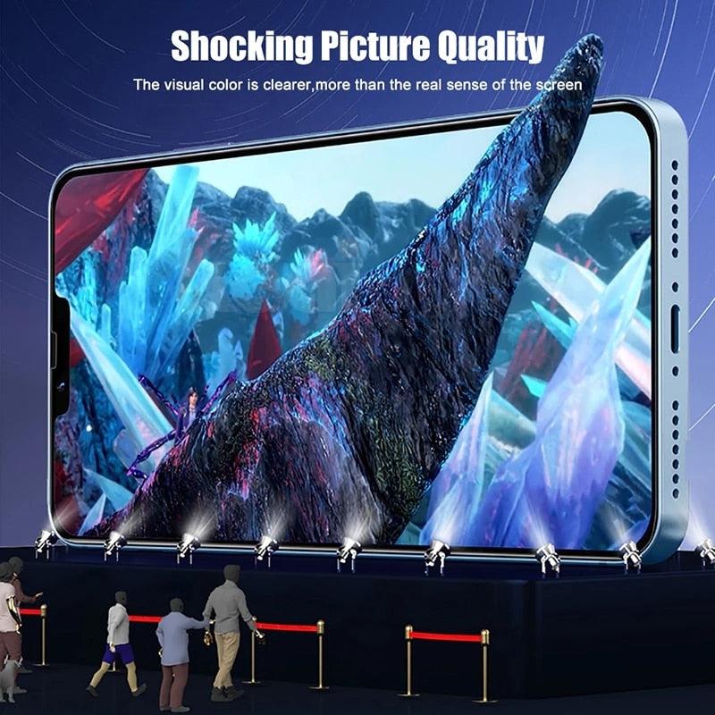 Film de protection intégral pour iPhone 13 Pro Max, 12, 11 Pro Max, Mini, XR, X, XS Max, 8, 7, 6, 6S Plus, SE 2022 – Film souple de protection d'écran.