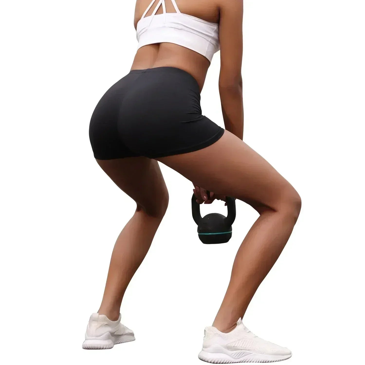 Lot de 3 shorts de motard taille haute super doux pour femmes, contrôle du ventre, non transparents, pour l'entraînement, le yoga, la course, le fitness, le push-up