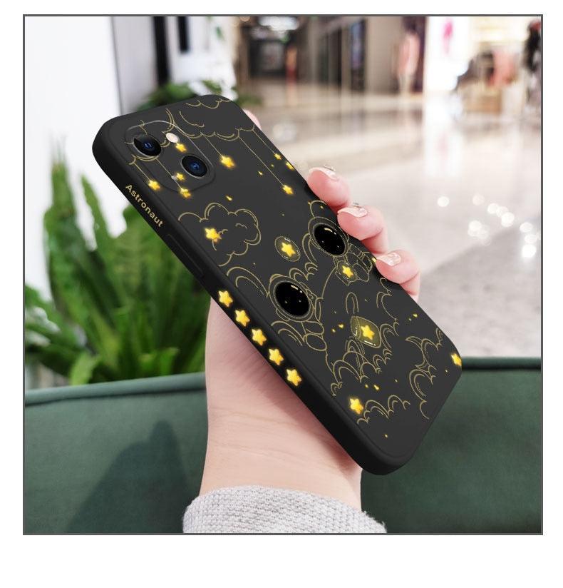 Coque de téléphone astronaute pour iPhone 14 13 12 11 Pro Max Mini X Xr Xs Max Se2020 8 7 Plus 6 6s Plus, protection hybride robuste
