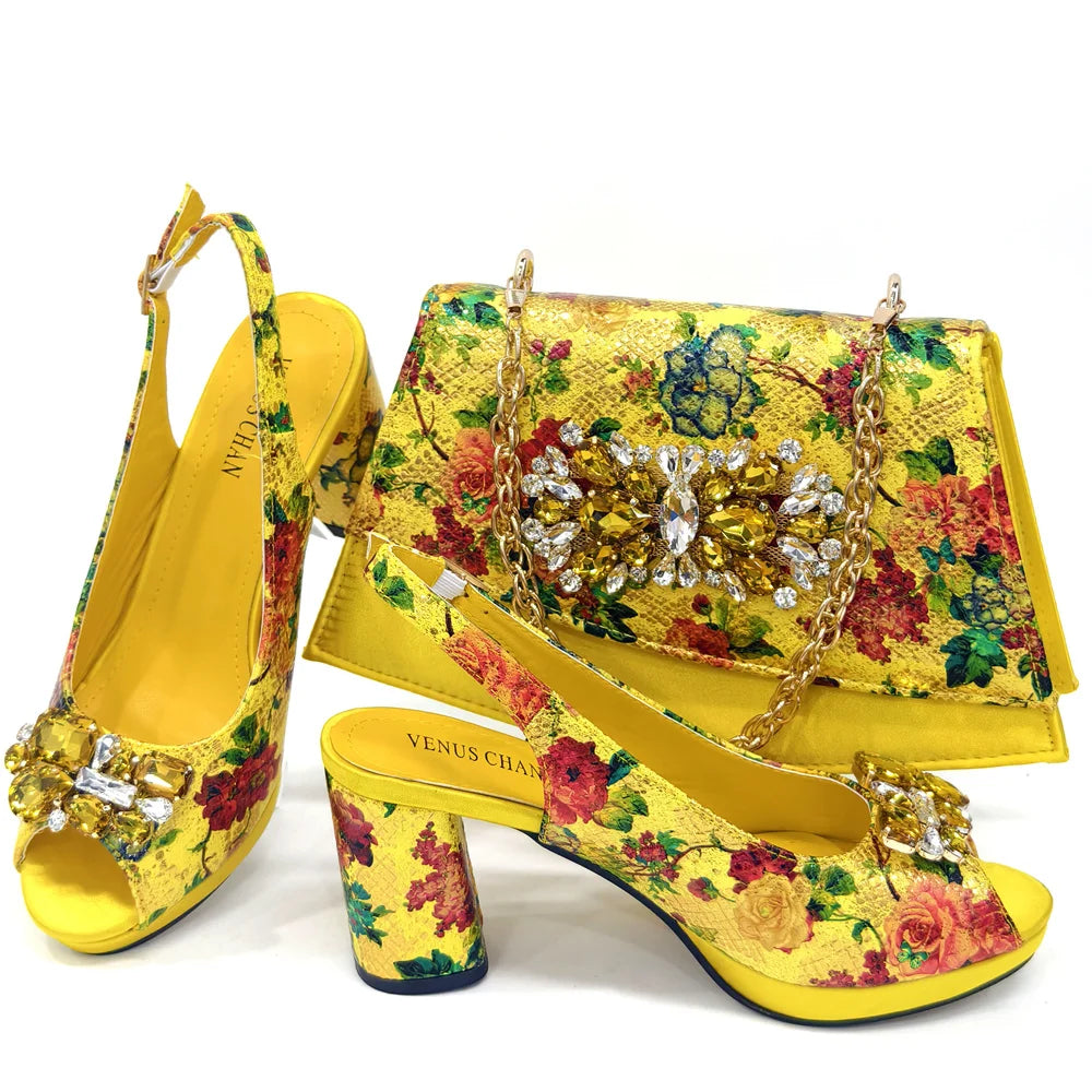 Ensemble chaussures et sac femme italien HMA1-4