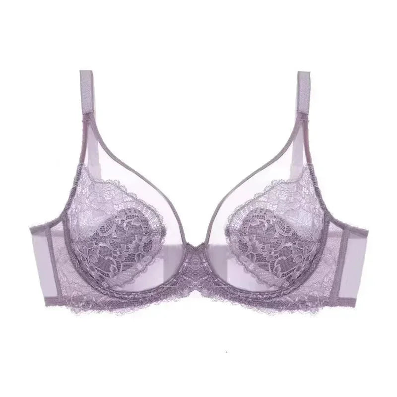 Lingerie Soutiens-Gorge Fins pour FemmesSoutiens-Gorge en Dentelle à Couvrance ComplèteSoutiens-Gorge Magnifiquement BrodésAnti-AffaissementSoutiens-Gorge Ultra-Fins