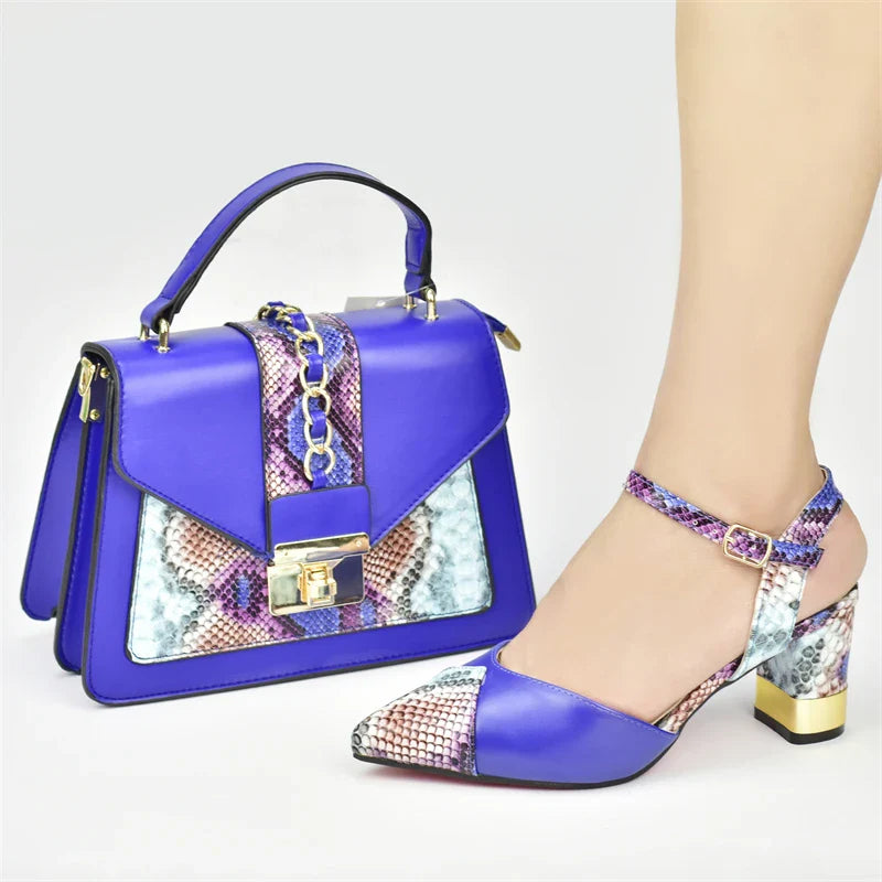 Chaussures italiennes avec sacs assortis ! HRG1-8