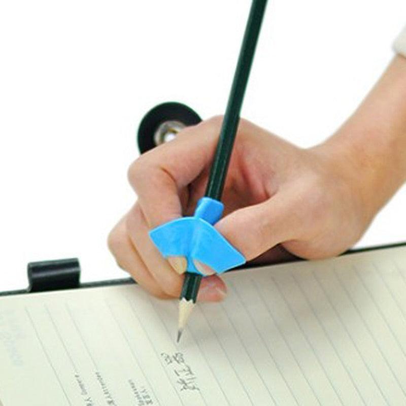 Lot de 15 porte-crayons pour écoliers, enfants, aide à l'apprentissage, support ergonomique en silicone pour stylo, correcteur de posture, outil d'écriture