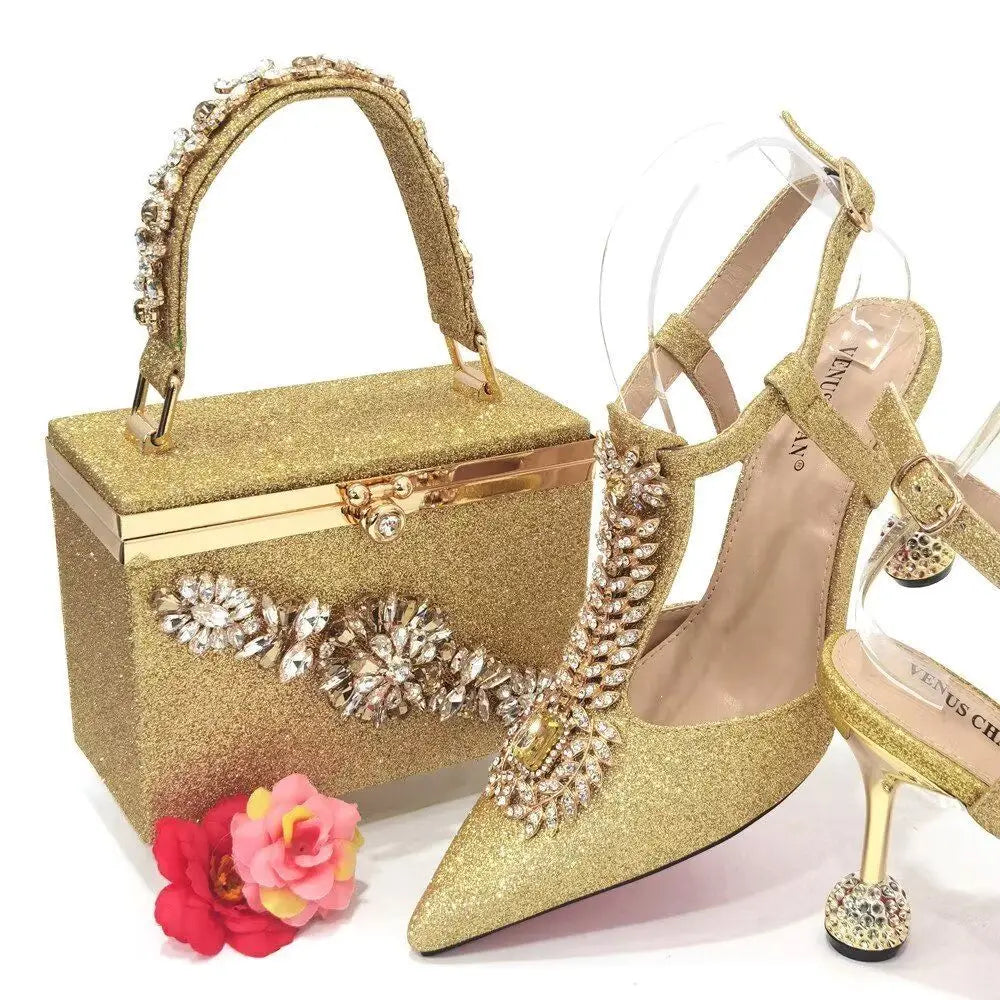 Ensemble chaussures et sacs femme de haute qualité HUY1-6
