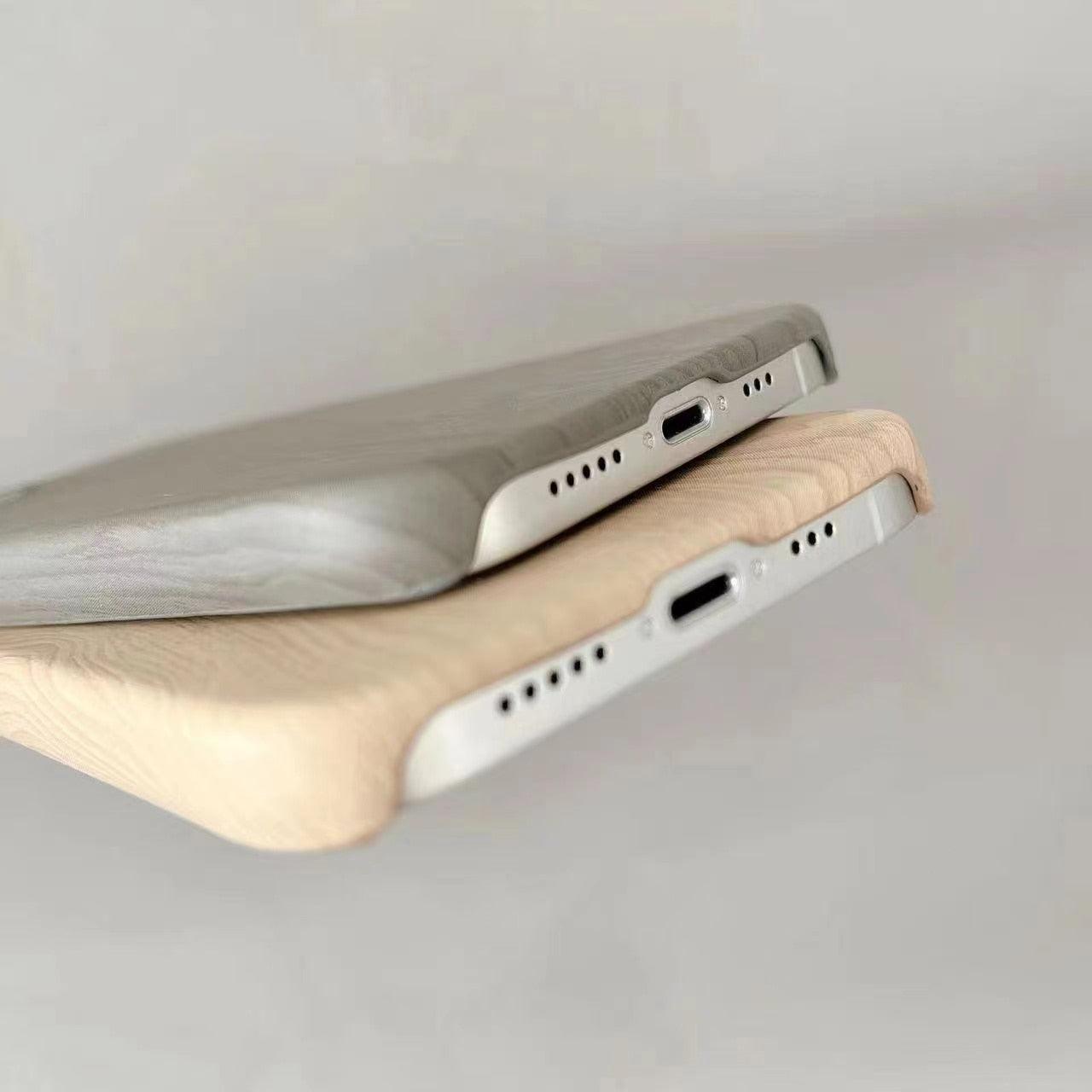 Coque de téléphone de luxe en bois pour iPhone 13 12 11 Pro X XS Max XR 8 7 Plus SE, étui en bois souple rétro, coque rigide mince avec finition en bois véritable, housse de protection