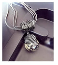 Nouveauté Colliers Longs pour Femmes 2024 Mode Ras du Cou en Cristal Gris Collier Femme Colliers et Pendentifs Tendance Accessoires
