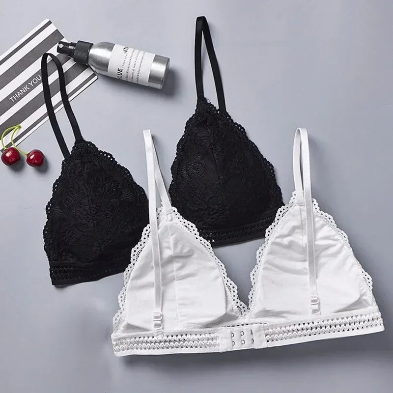 Soutien-gorge Push-Up Sans Armature Gainant Dentelle Florale Sexy Haut Femme Grande Taille Bralette Sous-vêtements Lingerie Bonnets Complets Soutiens-gorge Sans Couture
