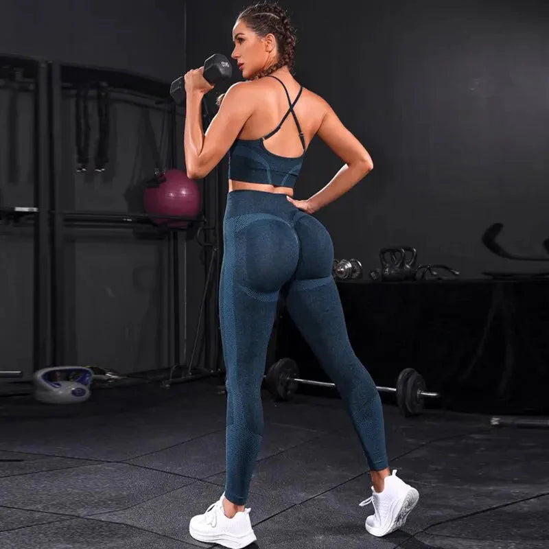 🧘‍♀️ Ensemble de yoga sans couture 2 pièces pour femmes