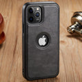 Coque de téléphone en cuir PU de luxe pour iPhone 14 Pro Max 13 Pro Max 11 12 Pro Max XR XS Max X 7 Plus, étui en cuir mince, coque arrière compatible avec iPhone 13 Pro, étui de téléphone mince en cuir classique, luxe élégant