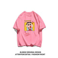 👕 T-shirt en Coton « Femme Adorée » Crayon Shin-chan – Streetwear Anime Ludique