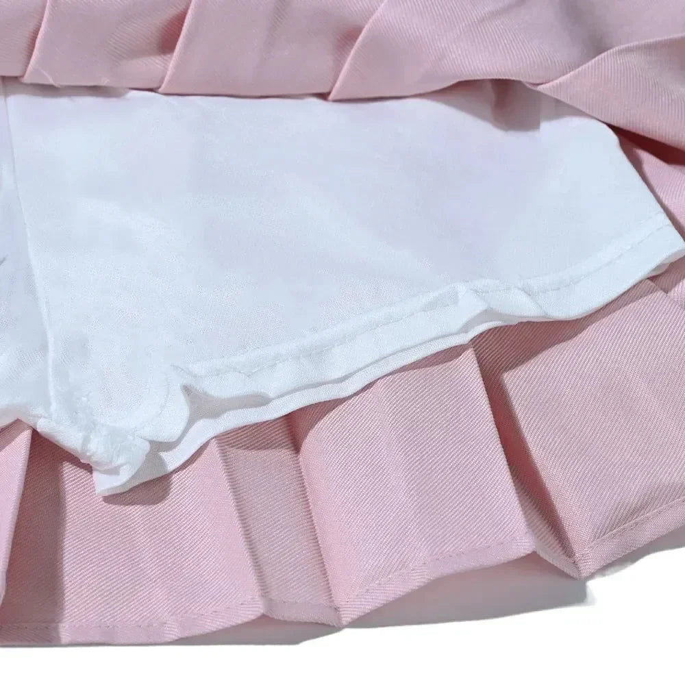 Jupe plissée d'été pour fille, Jupe d'été pour enfants, Mini-jupes pour filles, Jupe plissée vintage 3-13 ans, Jupe-culotte froncée pour jeunes filles