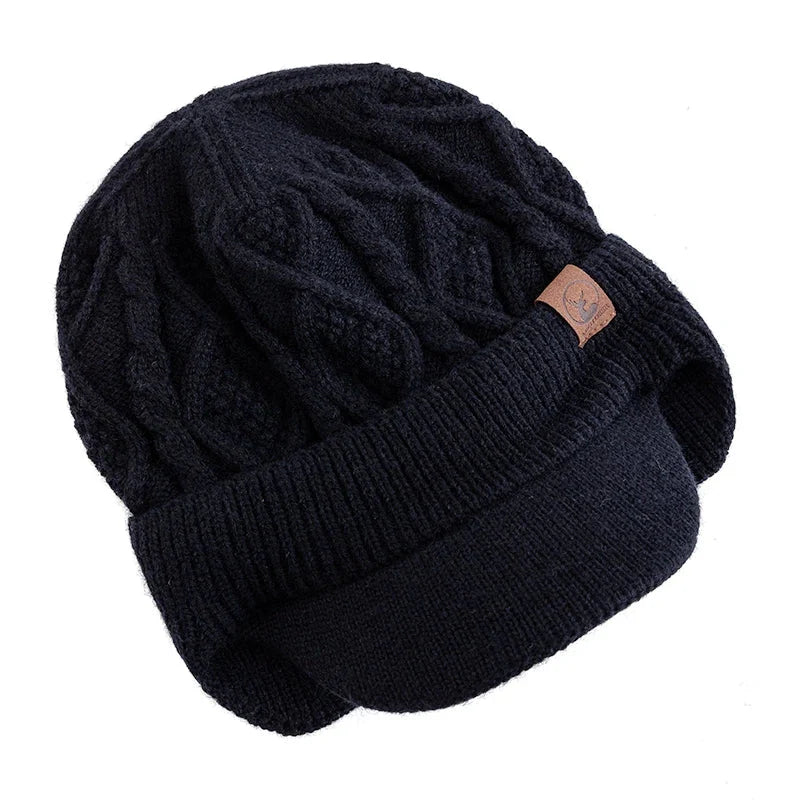 Bonnet d'hiver unisexe – Doublure en fausse fourrure avec cache-oreilles