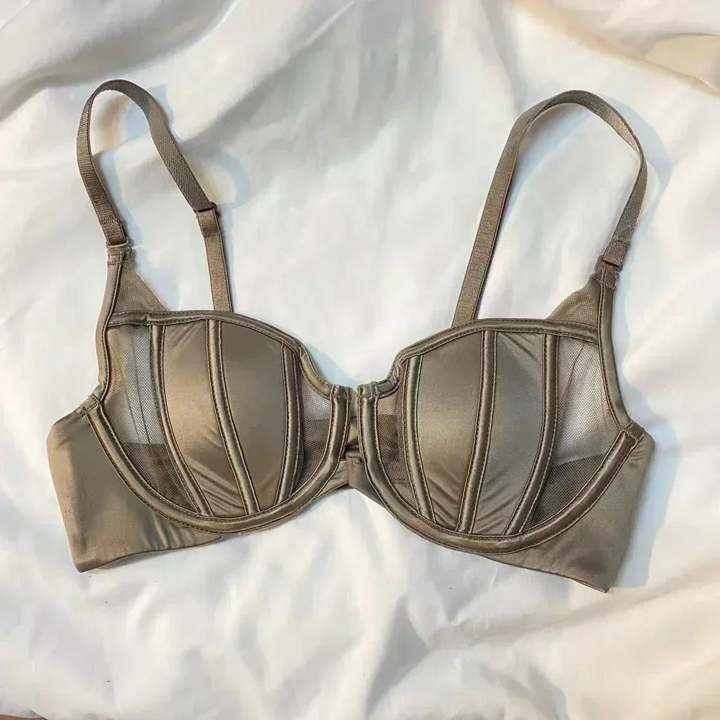 Soutien-gorge pigeonnant sexy pour petites poitrines – Armature à fermeture frontale - Femstylo