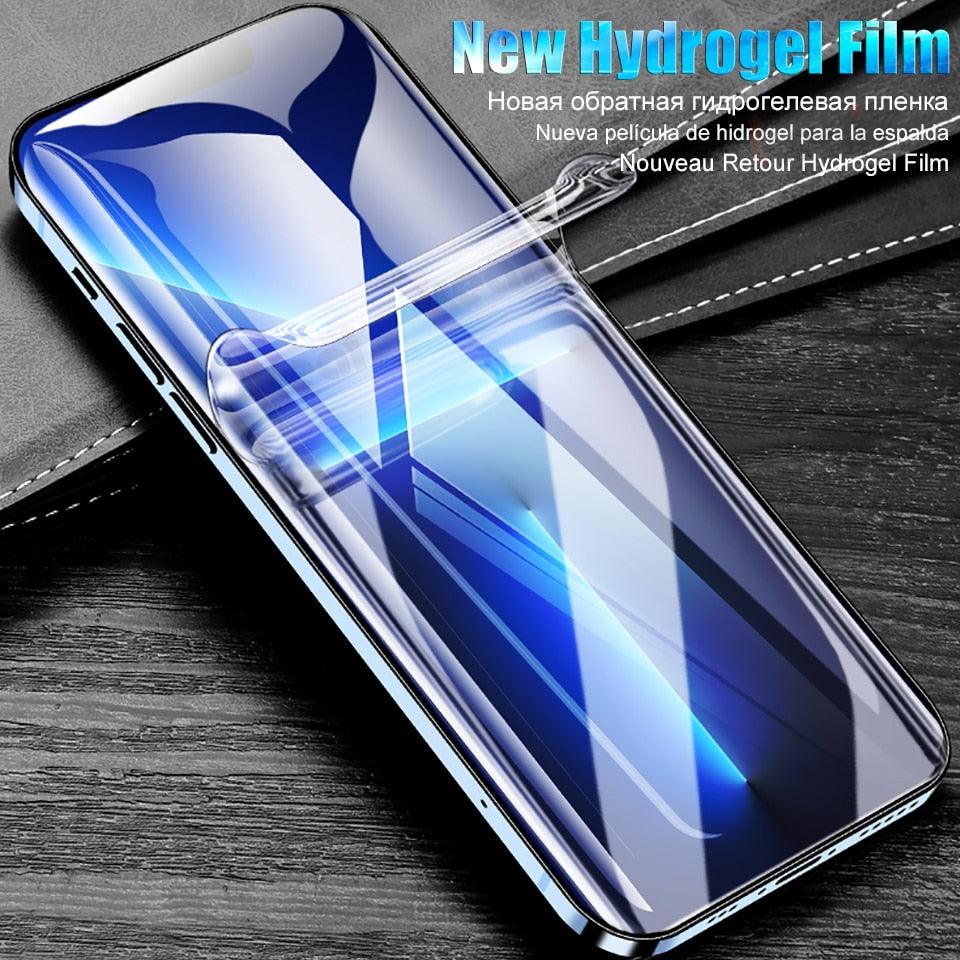 Film de protection intégral pour iPhone 13 Pro Max, 12, 11 Pro Max, Mini, XR, X, XS Max, 8, 7, 6, 6S Plus, SE 2022 – Film souple de protection d'écran.