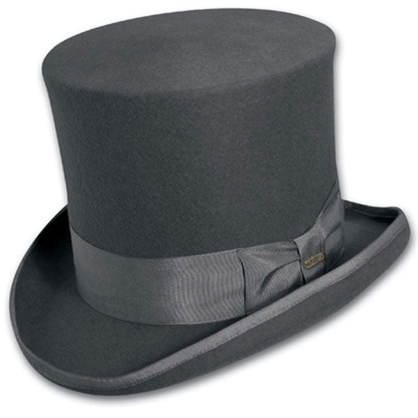 Scala Mad Hatter - Chapeau haut de forme en feutre de laine