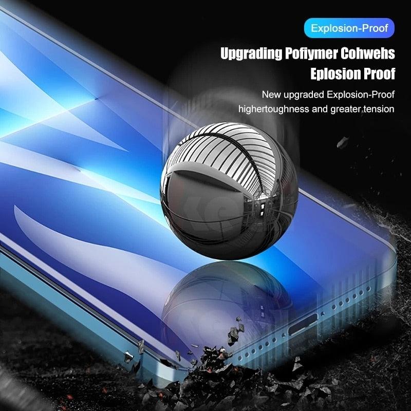 Film de protection intégral pour iPhone 13 Pro Max, 12, 11 Pro Max, Mini, XR, X, XS Max, 8, 7, 6, 6S Plus, SE 2022 – Film souple de protection d'écran.