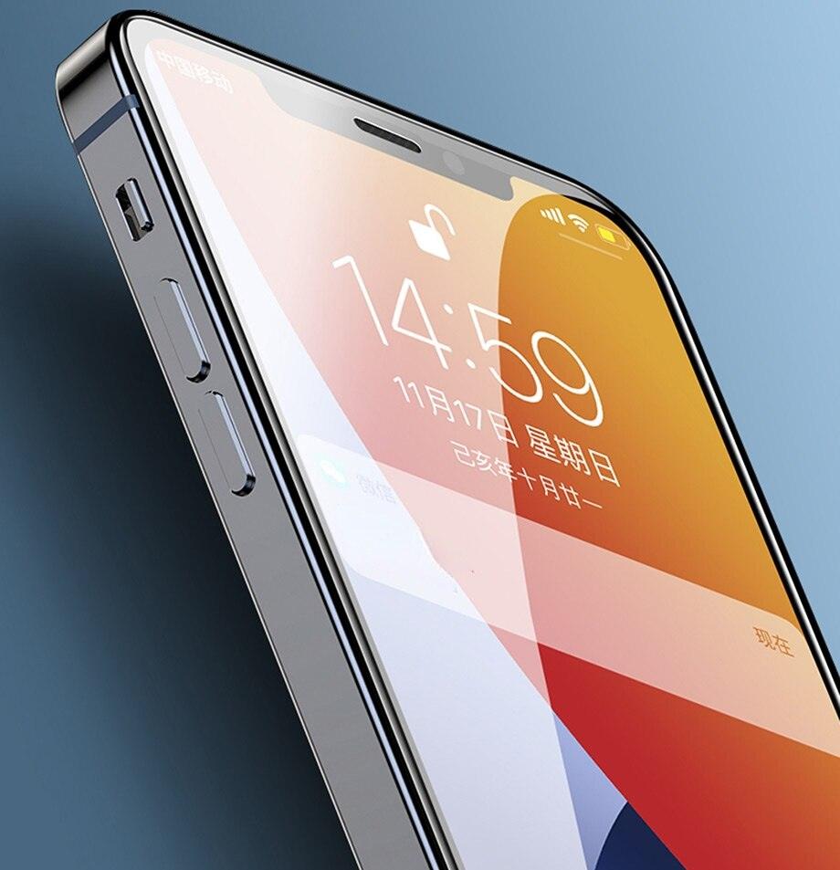 Protecteur d'écran en verre trempé à couverture complète 9D pour IPhone 11 Pro Max 14 12 X S XS XR Verre trempé sur IPhone 13 Mini 7 8 6S Plus SE Film Protecteur d'écran en verre trempé Compatible pour iPhone