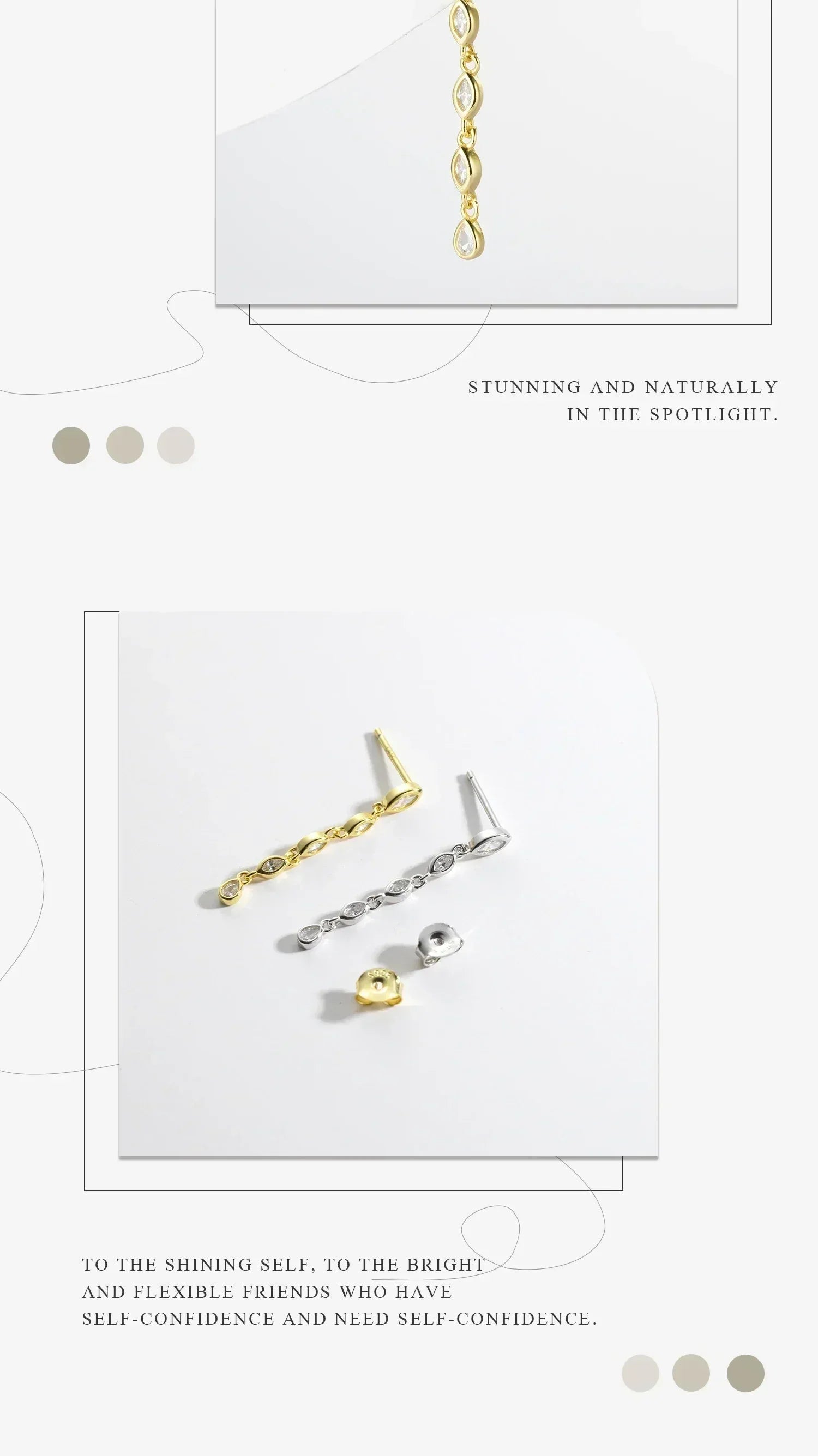 ANDYWEN 100% Argent Sterling 925 Or Épice Boucle d'Oreille Chaîne Ovale Fermoir Boucles d'Oreilles Femmes Pendientes Bijoux Fins de Luxe 2023 Clips