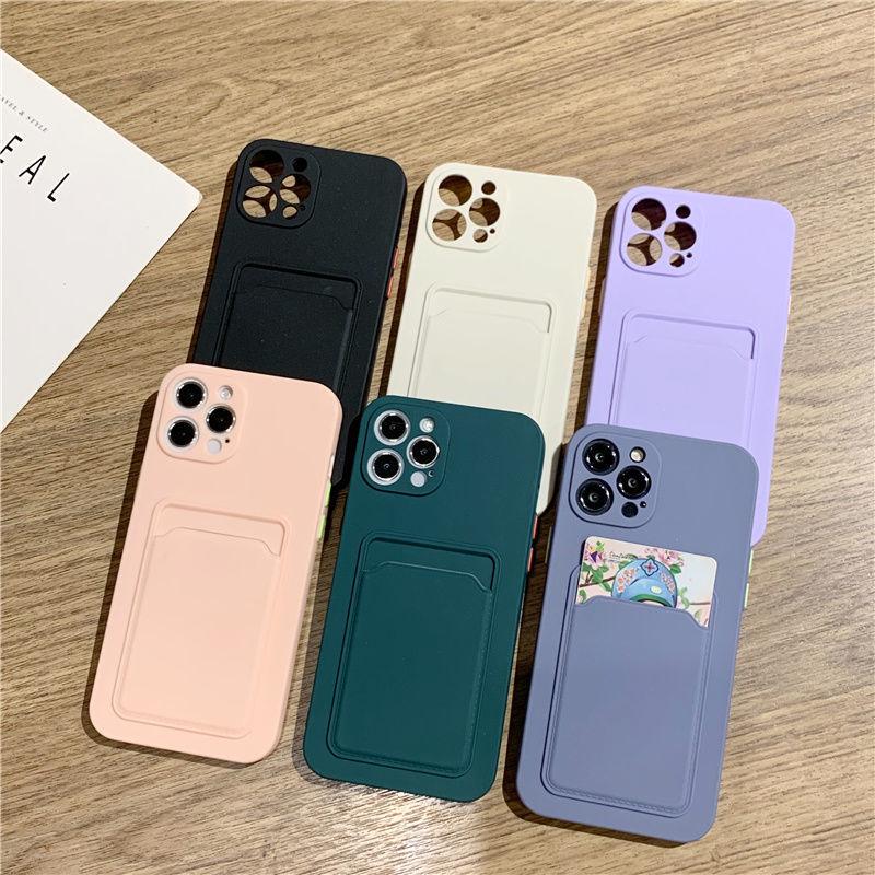 Coque de téléphone pour iPhone 11 12 13 Pro Max XR X XS Max 12 Mini 12 Pro Étui portefeuille en silicone souple avec porte-cartes Compatible avec iPhone 13 Étui portefeuille sécurisé