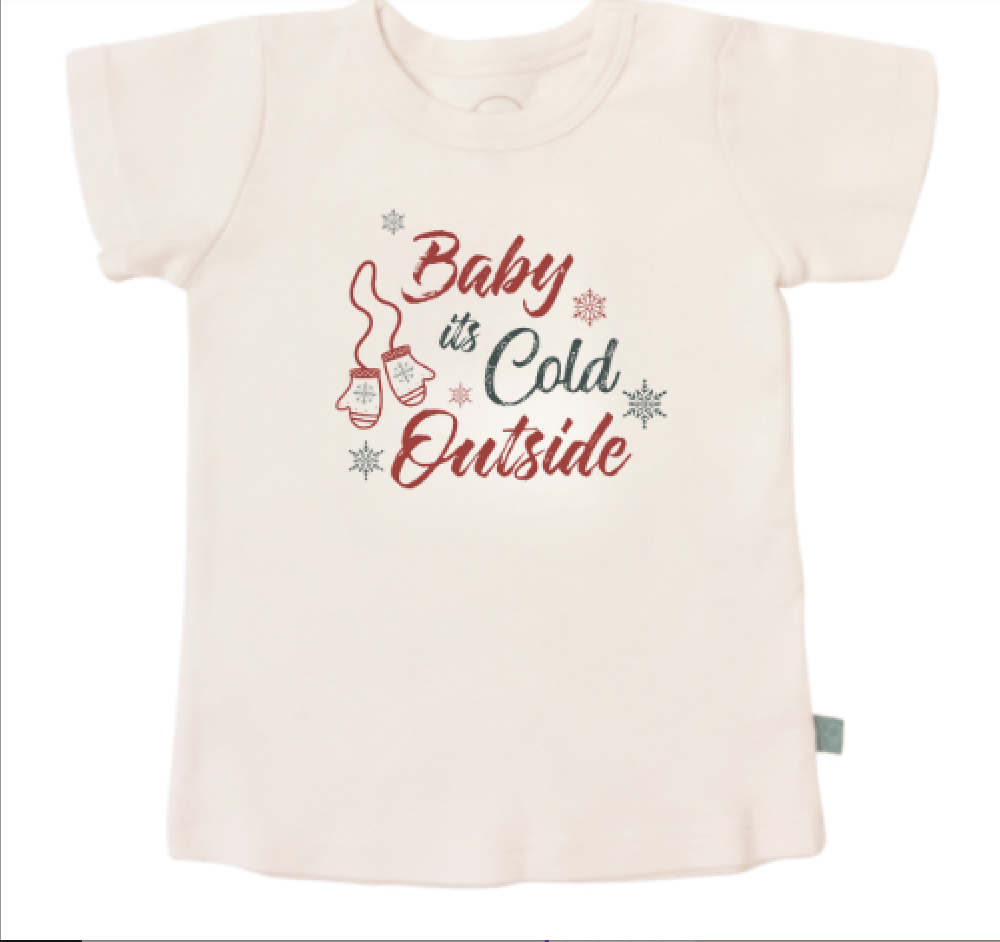 t-shirt imprimé | bébé il fait froid dehors