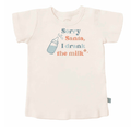 t-shirt imprimé | a bu le lait