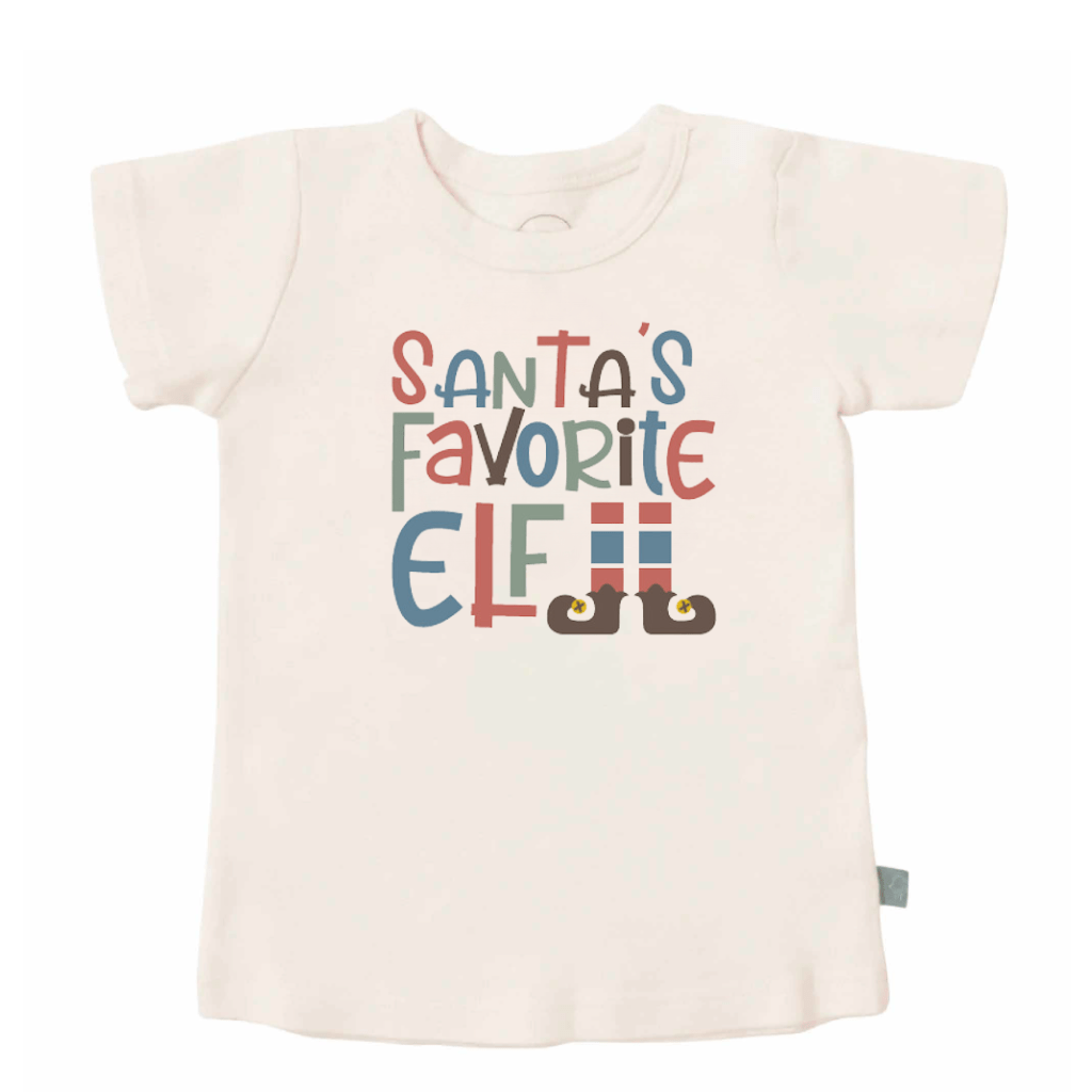 t-shirt graphique | l'elfe préféré du père Noël