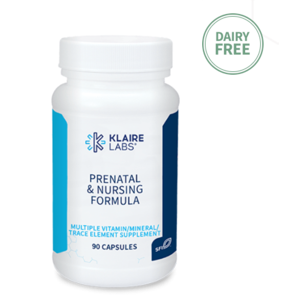 Klaire Labs Formule Prénatale et Allaitement 90 Gélules