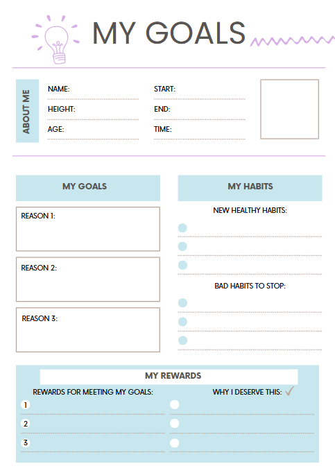 Kids Planner | 80-Page Printable & Editable Canva