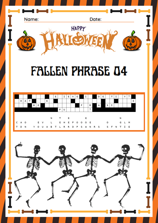 Halloween Puzzle Pack – 25 Printable Halloween Puzzles for Kids (PDF, Instant Download)