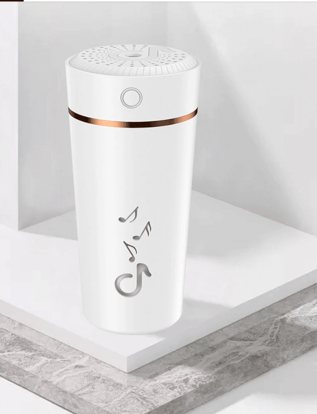 Nouvel humidificateur d'air portable USB 200 ml, diffuseur d'huiles essentielles ultrasonique pour la maison, la chambre, le bureau, la voiture avec 7 lumières colorées