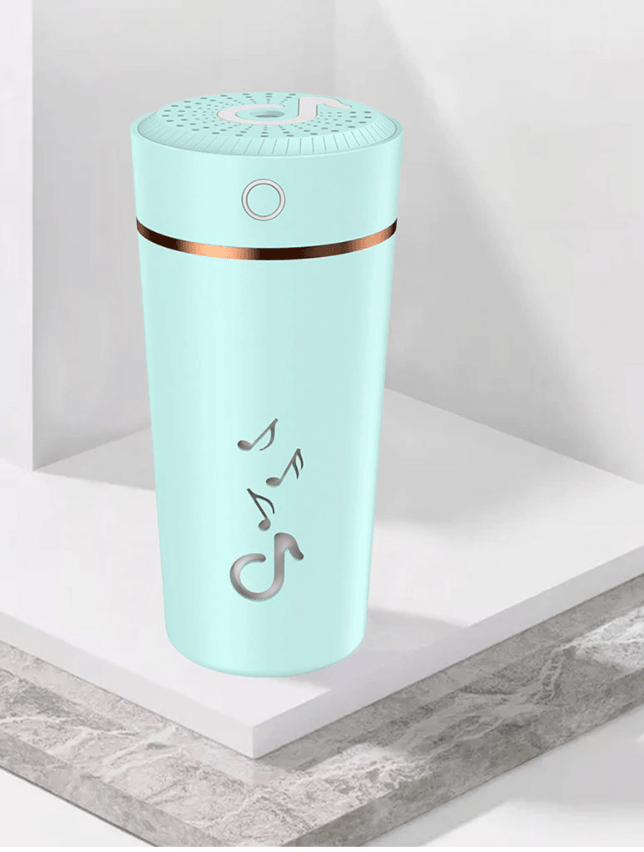 Nouvel humidificateur d'air portable USB 200 ml, diffuseur d'huiles essentielles ultrasonique pour la maison, la chambre, le bureau, la voiture avec 7 lumières colorées