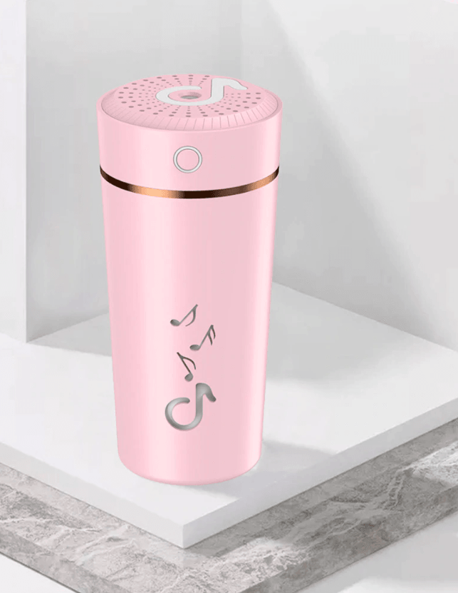 Nouvel humidificateur d'air portable USB 200 ml, diffuseur d'huiles essentielles ultrasonique pour la maison, la chambre, le bureau, la voiture avec 7 lumières colorées