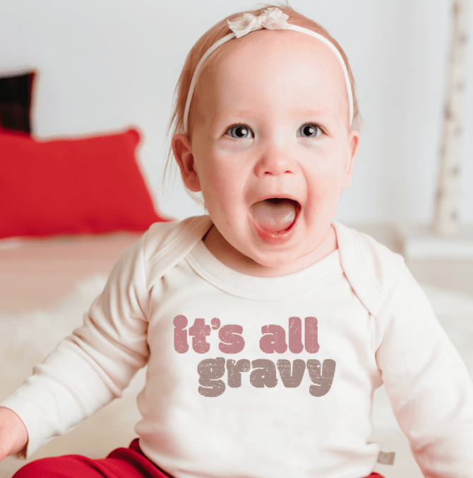 body graphique | all gravy (manches longues)