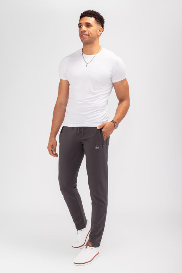 Pantalon de jogging athlétique confortable toute la journée - Fuselé (Coupe longue)