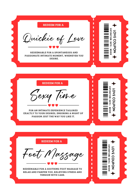 DIY Love Coupons – Editable Canva Template (Instant Digital Download)