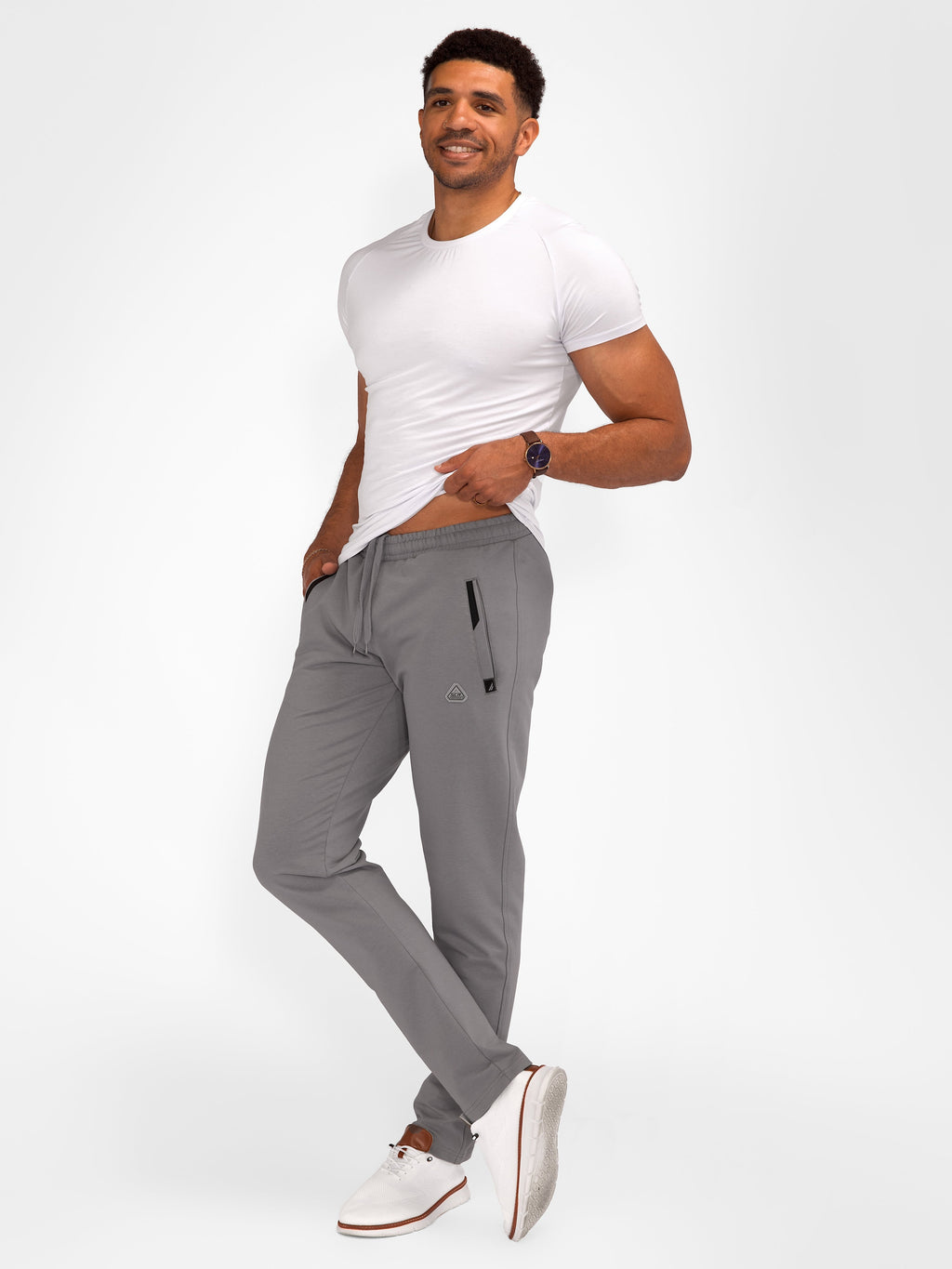 Pantalon de jogging athlétique confortable toute la journée - Fuselé (Coupe longue)