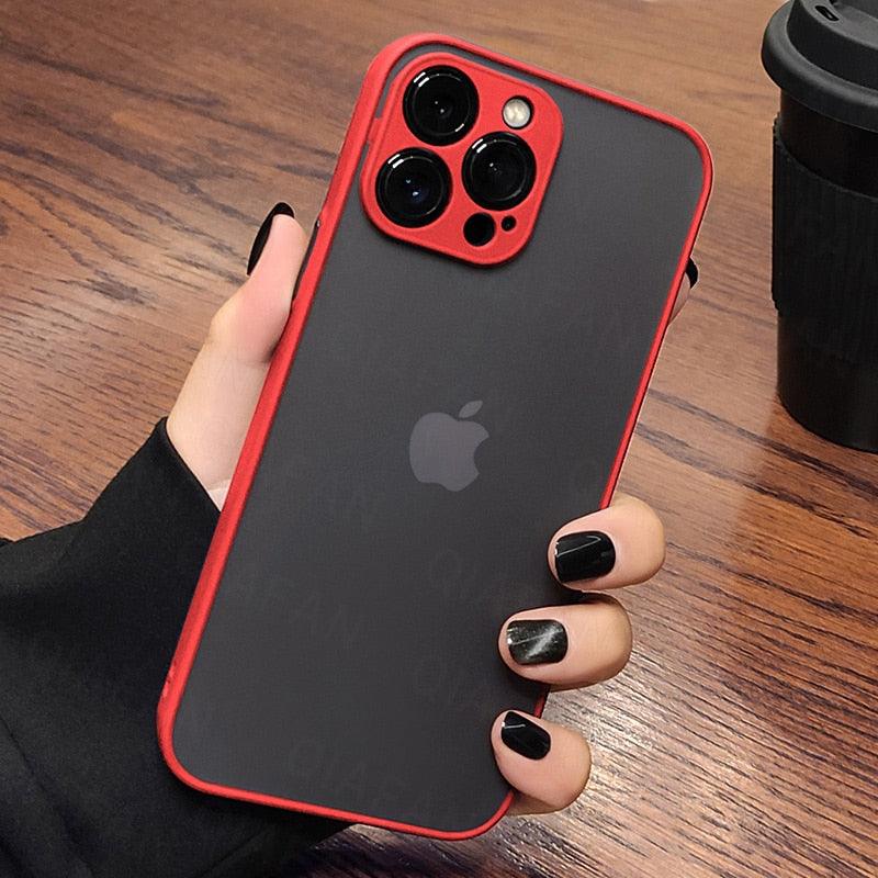 Coque de luxe antichoc en silicone transparent pour iPhone 11 12 13 14 Pro Max avec bord souple et pare-chocs antichoc pour iPhone