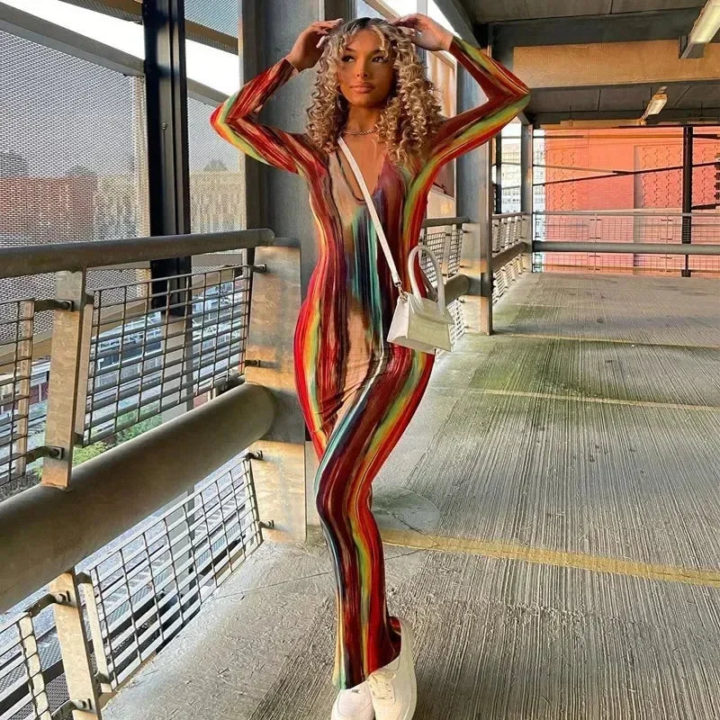 Robes de printemps et d'été pour femmes, imprimées, sans bretelles, bandage, moulantes, sexy, longue robe, nouvelle mode 2023, fête MsChuh