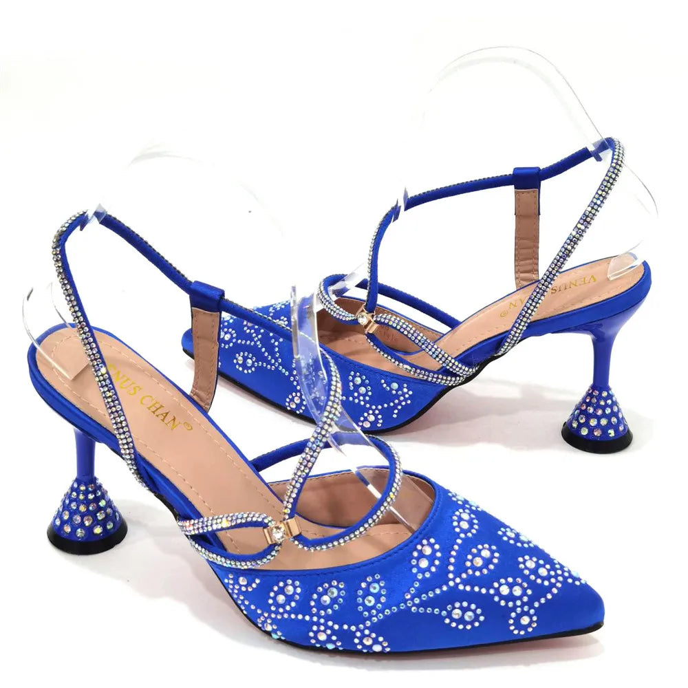Escarpins élégants avec ensemble chaussures et sac assortis NFR43