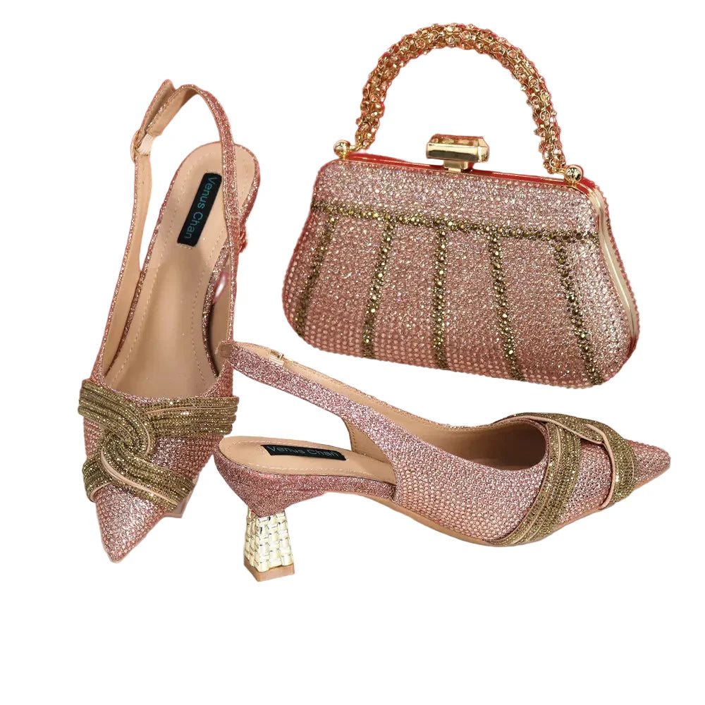 Ensemble Chaussures et Sac Femme Design Italien EDS23