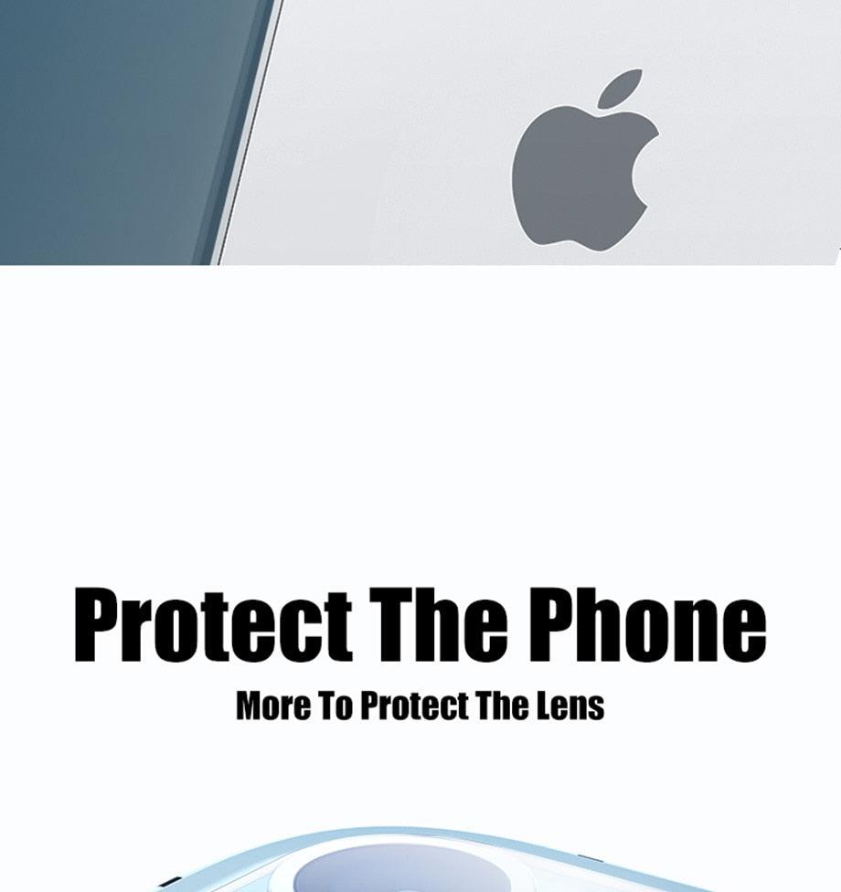 Lot de 4 protections d'écran complètes en verre pour iPhone 11 12 13 Pro XS Max, protection d'objectif d'appareil photo pour iPhone X 11 Pro Max 12 13 Mini 14 Pro Max