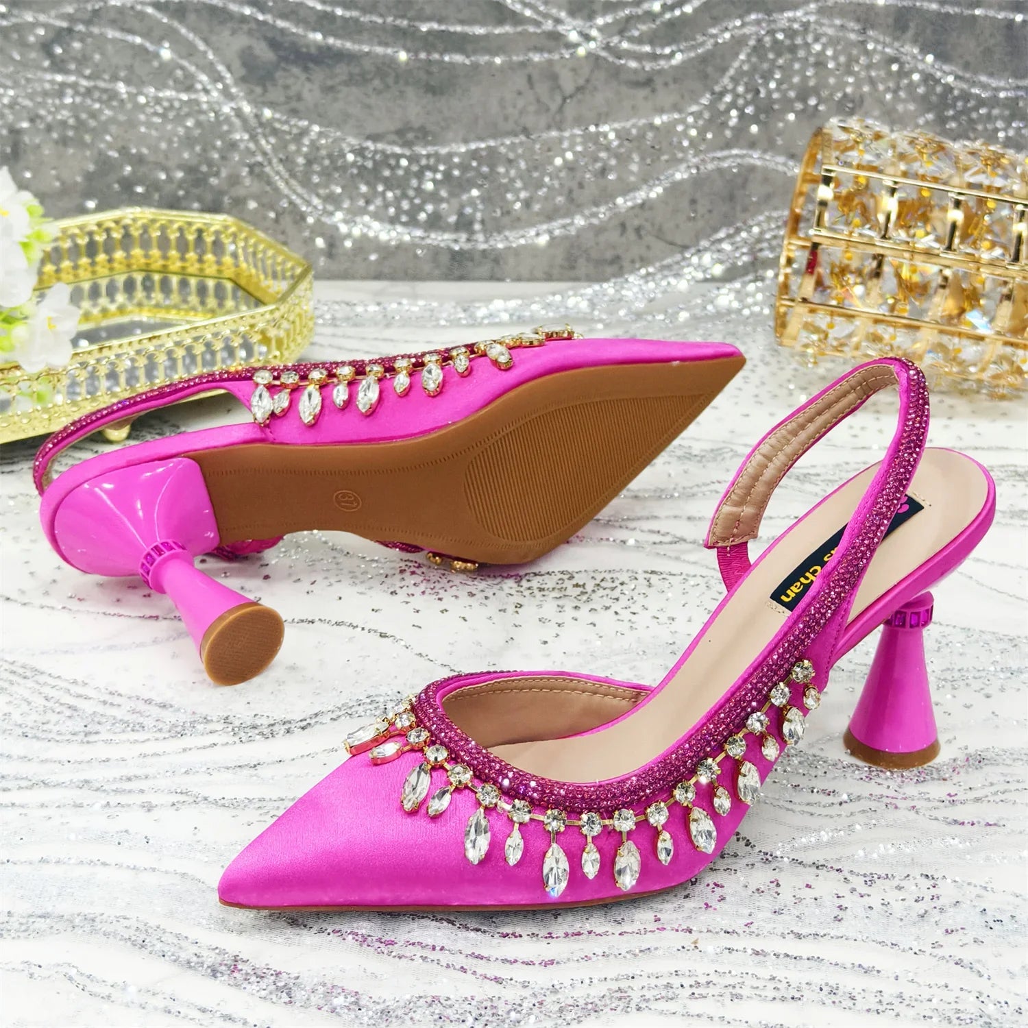 Ensemble de Chaussures à Talons et Sacs pour Femmes - ED-67
