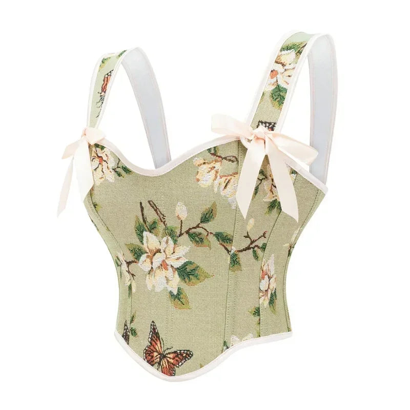 Corset élégant en satin blanc uni avec nœud, bustier sexy, haut court pour mariée, style victorien gothique, pour femmes, taille XXL